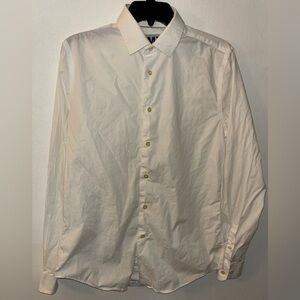 Express Men’s Size Small S 14-14 1/2 Fitted Button Down Shirt 1MX Collared Dress
